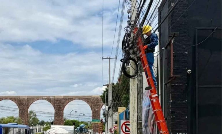 Ya son casi 7 toneladas de cables en desuso recolectados en Querétaro.