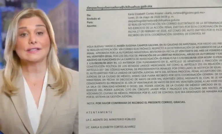 Recibe Maru Campos denuncia de Javier Corral por secuestro